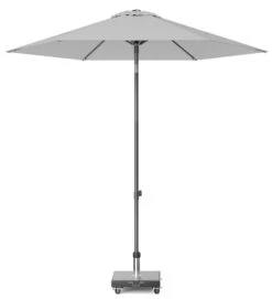 Platinum Middenstokparasol Lisboa Ø 250 Cm Lichtgrijs
