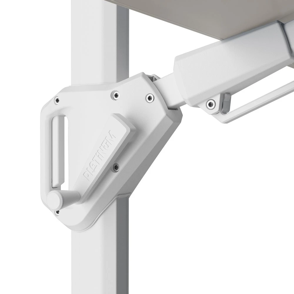 Platinum Zweefparasol Challenger T² 300 X 300 Cm Manhattan 3 Platinum Zweefparasol Challenger T² 300 X 300 Cm Manhattan - Afbeelding 3