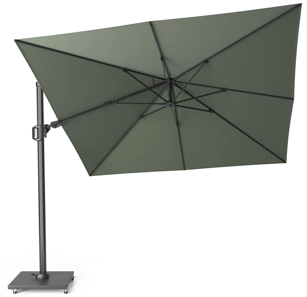 Platinum Zweefparasol Challenger T² 300 X 300 Cm Olijfgroen 2 Platinum Zweefparasol Challenger T² 300 X 300 Cm Olijfgroen - Afbeelding 2