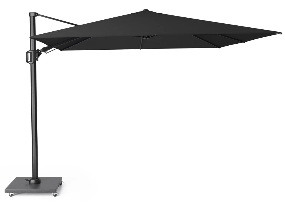 Platinum Zweefparasol Challenger T² 300 X 300 Cm Zwart 1 Platinum Zweefparasol Challenger T² 300 X 300 Cm Zwart