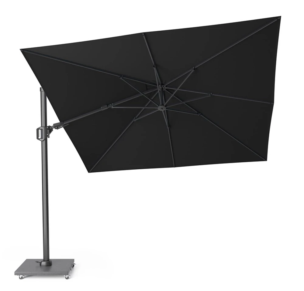 Platinum Zweefparasol Challenger T² 300 X 300 Cm Zwart 2 Platinum Zweefparasol Challenger T² 300 X 300 Cm Zwart - Afbeelding 2