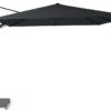 Platinum Zweefparasol Challenger T² Premium 300 X 300 Cm Jet Black