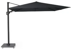 Platinum Zweefparasol Challenger T² Premium 300 X 300 Cm Jet Black
