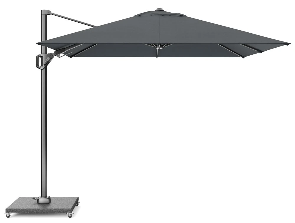 Platinum Zweefparasol Voyager T² 270 X 270 Cm Antraciet 1 Platinum Zweefparasol Voyager T² 270 X 270 Cm Antraciet