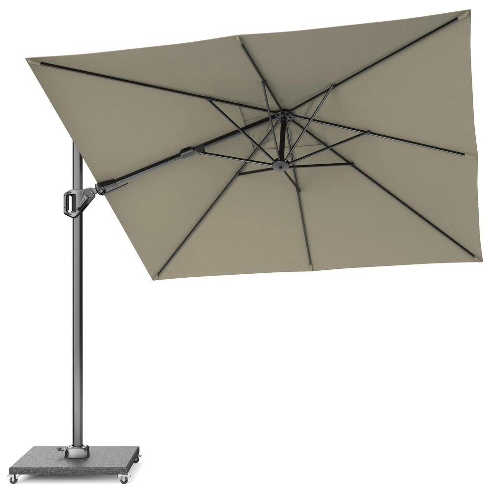 Platinum Zweefparasol Voyager T² 270 X 270 Cm Taupe 2 Platinum Zweefparasol Voyager T² 270 X 270 Cm Taupe - Afbeelding 2